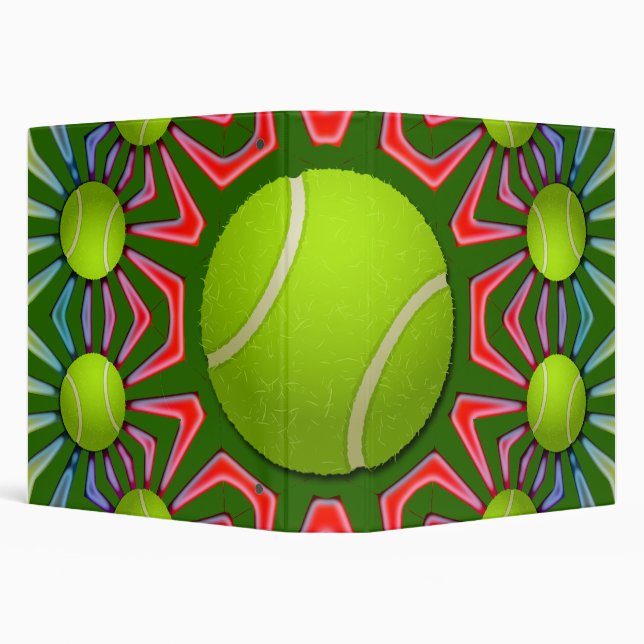 RETRO TENNIS BALL BINDER (Background)
