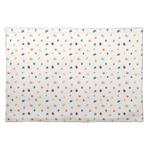 Retro Terrazzo Fun Print Cloth Placemat