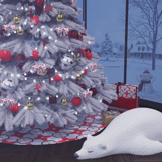 Retro Test Pattern  Brushed Polyester Tree Skirt (Creator Uploaded)