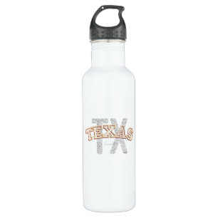 Retro Texas Vintage Lone Star State USA Stainless Steel Water Bottle