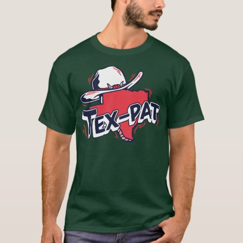 Retro TexPat Proud Texan Texas Born Raised T_Shirt
