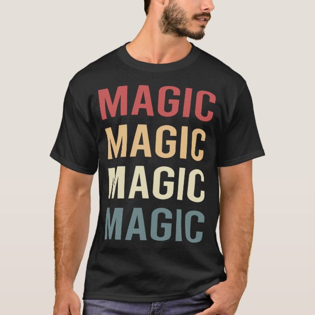 Retro Text Magic T-Shirt (Front)