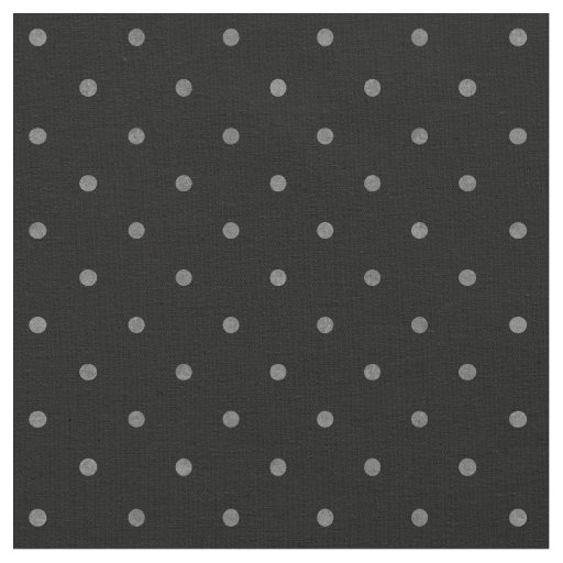 Retro textured black grey small polka dots pattern fabric