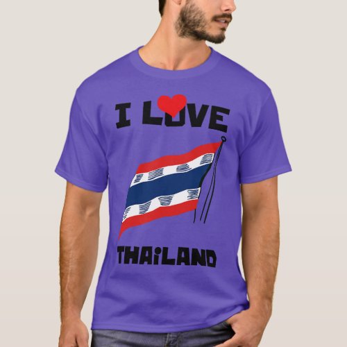 Retro Thailand flag T_Shirt