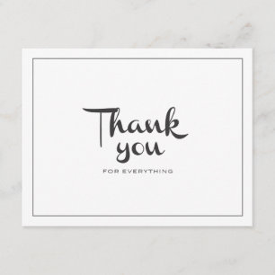 Retro Thank You Double-Sided Card