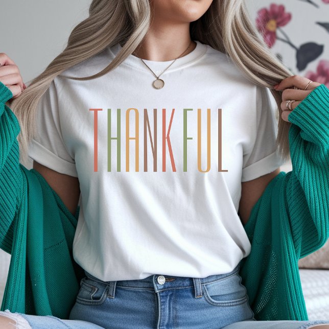 Retro Thank You Thanksgiving Family Shirt for Her (Thank you shirt, Thanksgiving crew neck sweatshirt, Thanksgiving gifts, Thanksgiving family shirt,)