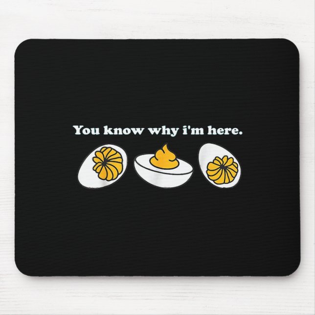 Retro Thanksgiving Dinner You Know Why Im Here Dev Mouse Pad (Front)