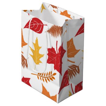 Retro Thanksgiving Medium Gift Bag by Home_Sweet_Holiday at Zazzle