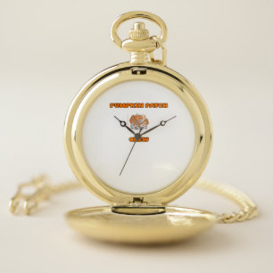 Retro Thanksgiving Turkey – Fall Harvest Design Ov Pocket Watch