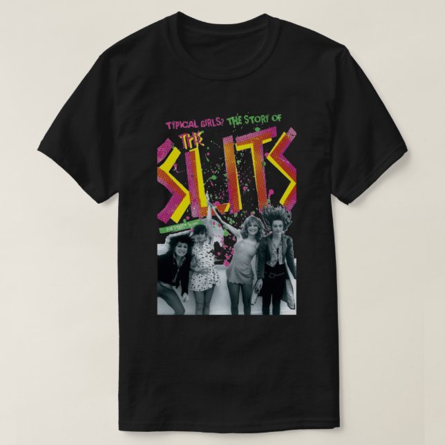 Retro The Slits Band Rock Gift For Fans T-Shirt (Design Front)