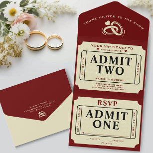 Vintage Film Wedding Invitations