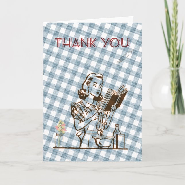 Retro themed Thank You card (Front)