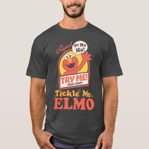 Retro Tickle Me Elmo Waving Graphic T-Shirt