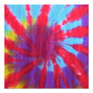 Retro Tie Dye Design Photo Print