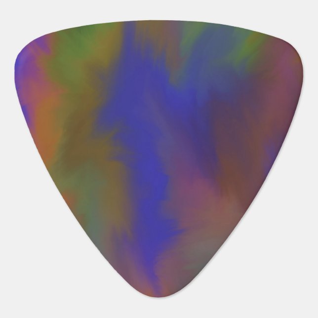 Retro Tie Dye Guitar Picks (Front)