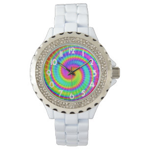 Retro Tie Dye Hippie Psychedelic Watch
