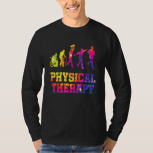 Retro Tie Dye Physical Therapy Evolution  PT Thera T-Shirt
