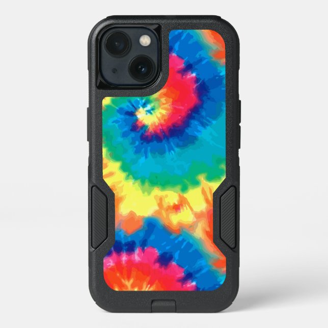 Retro Tie Dye Style Otterbox iPhone Case (Back)