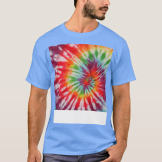 Retro Tie Dyed Pattern Colorful T-Shirt