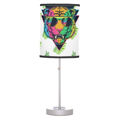 Retro Tiger Groovy Table Lamp