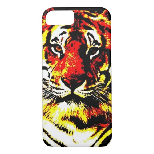 Retro Tiger iPhone 7 Case