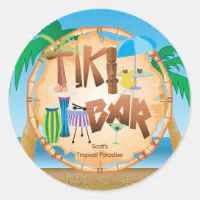 Tiki Bar Quick Page Scrapbook Set