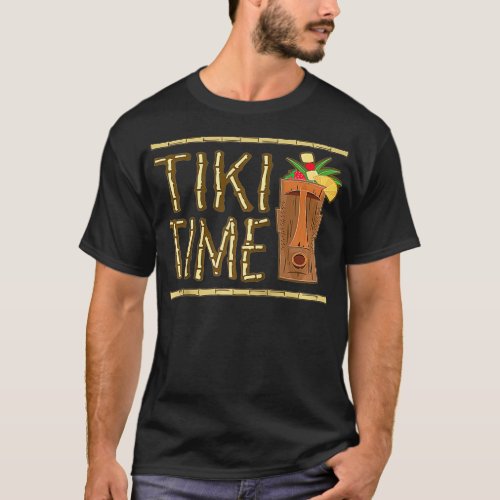 Retro Tiki Bar Design  T_Shirt