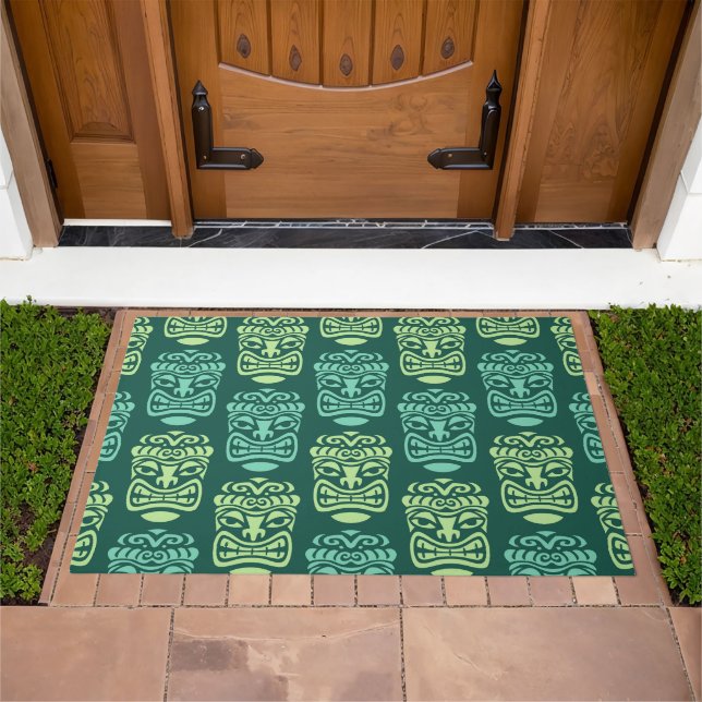 Retro Tiki Beach Party Doormat (Outdoor)