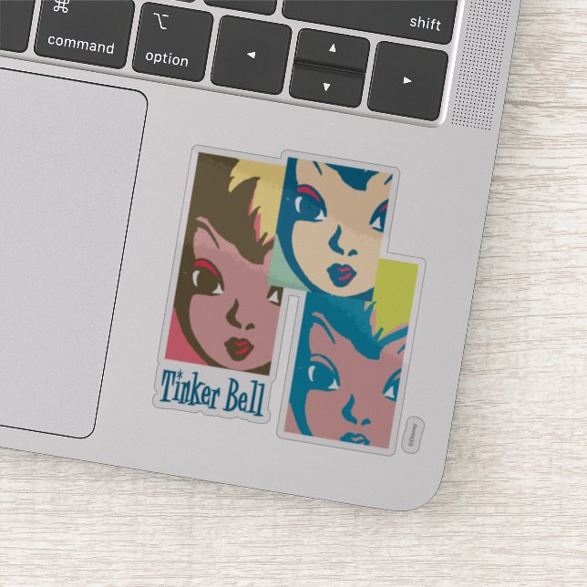 Retro Tinker Bell 1 Sticker (Detail)
