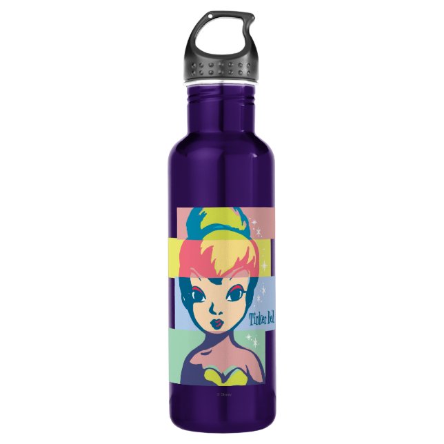 Retro Tinker Bell 2 Stainless Steel Water Bottle (Front)