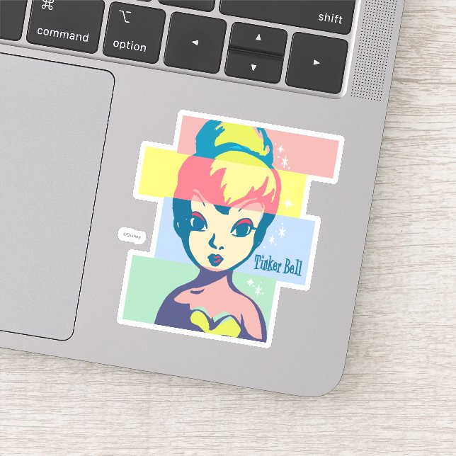 Retro Tinker Bell 2 Sticker (Detail)
