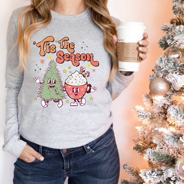 Retro Tis the Season Christmas  T-Shirt (Creator Uploaded)
