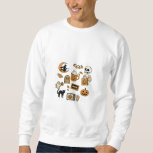 Retro Tis The Season Funny Halloween Season Fall Sweatshirt