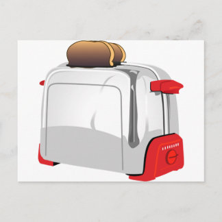 Retro Toaster Postcard