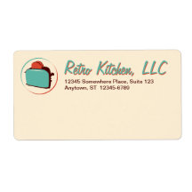 Retro Toaster Shipping Labels