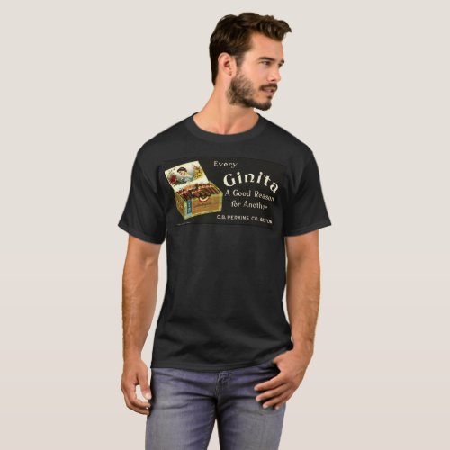Retro Tobacco Ad 1870 T_Shirt