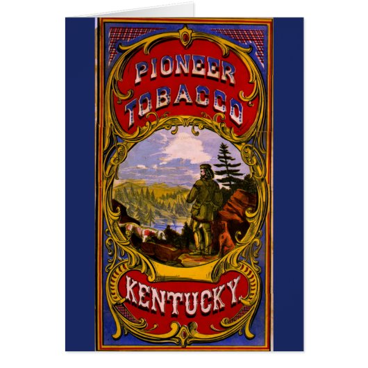 Retro Tobacco Label 1868 d Cards (Front)