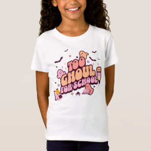 Retro Too Ghoul for School Halloween T-Shirt