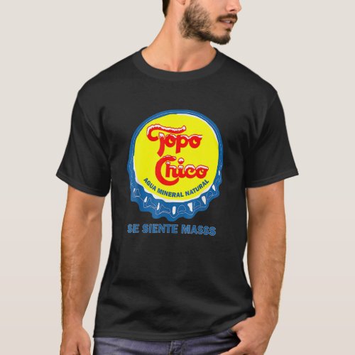 Retro Topo Distressed Arts Chico Outfits Bottled W T_Shirt