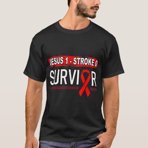 Retro Tougher Than A Stroke Stroke Survivor Jesus  T_Shirt
