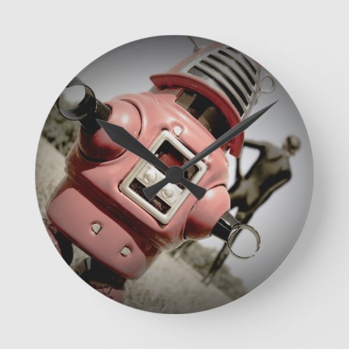 Retro Toy Robby Robot 04 Wall Clock