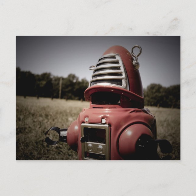 Retro Toy Robby Robot 06 Postcard (Front)