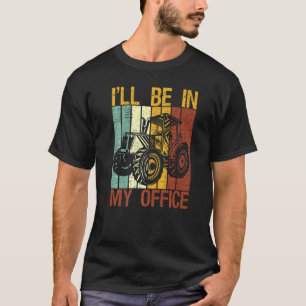 Retro Tractor Vintage Farming Farmer Rancher Tract T-Shirt