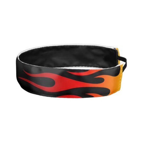 Retro Traditional Hot Rod Flames Custom Racing Athletic Headband