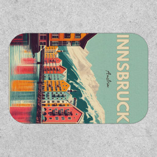 Retro travel Innsbruck Tyrol - Austrian alps gifts Patch