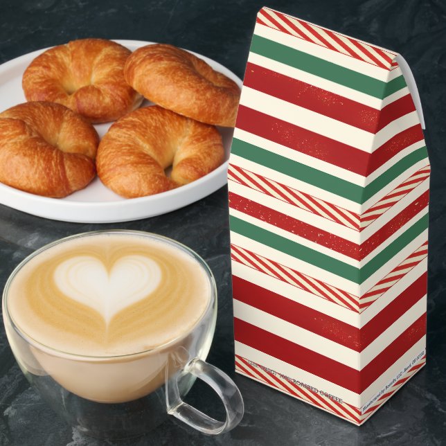 Retro Treasures Christmas stripes Roasted Coffee (Breakfast)