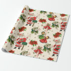 Retro Treasures Christmas Wrapping Paper