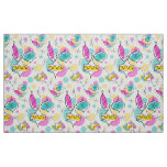 Retro Tree Baubles large pattern Fabric