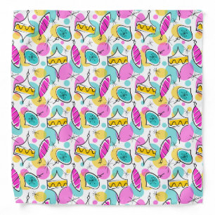 Retro Tree Baubles Multi bandana