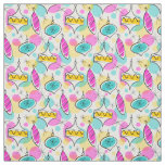 Retro Tree Baubles Multi small pattern Fabric